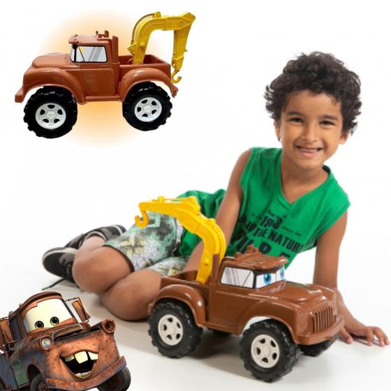 Imagem de Carro Guincho Grande Mate Mcqueen Menino Infantil Coleção