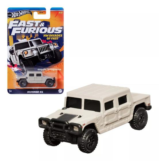 Imagem de Carro Hot Wheels Fast Furious Velozes E Furiosos Caminhonete Hummer H1 Coleção