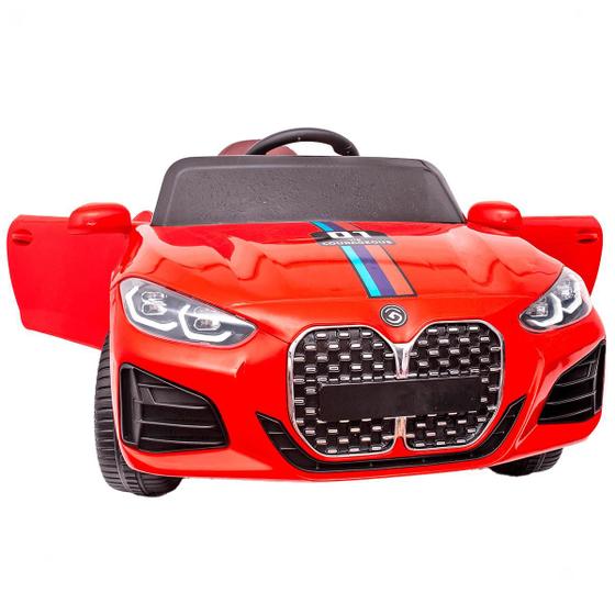 Carro Infantil Eletrico Vermelho Carrinho Motorizado 12V BMW S4 Esportiva Grande C/Controle Luz Som Menor preço em Carro Infantil Eletrico Vermelho Carrinho Motorizado 12V BMW S4 Esportiva Grande C/Controle Luz Som