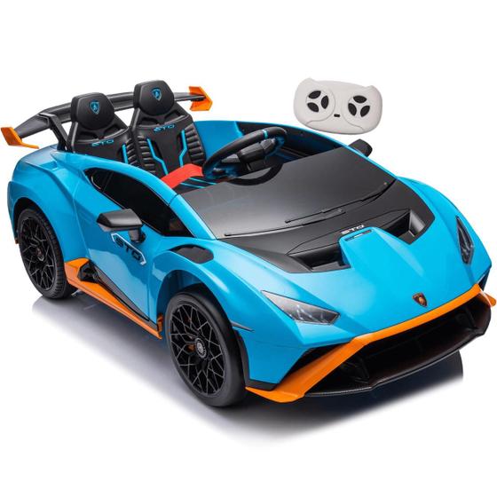 Imagem de Carro Lamborghini Huracan Zippy Toys Eletrico 12V Controle Azul