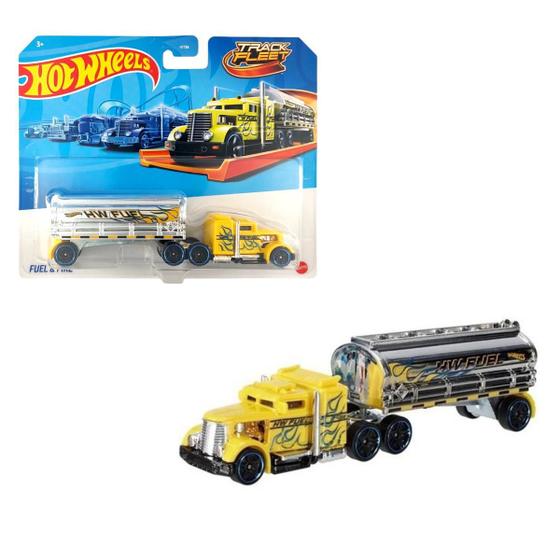 Imagem de Carro Miniatura Hot Wheels Track Fleet Colecionável Mattel