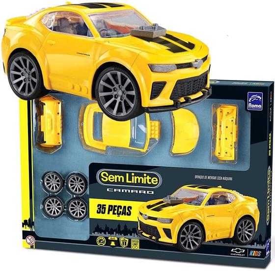 Carro P Montar Sem Limite Chevrolet Camaro Roma Brinquedos é boa?