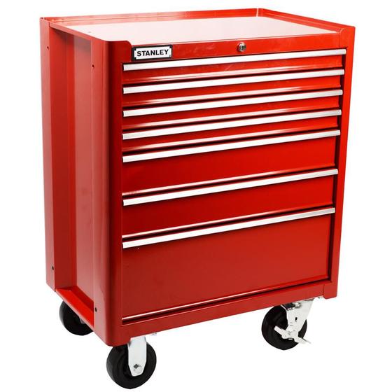 Carro para Ferramentas 7 Gavetas 688x458x885mm - 93-557L - STANLEY Menor preço em Carro para Ferramentas 7 Gavetas 688x458x885mm - 93-557L - STANLEY