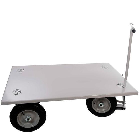 Imagem de Carro plataforma com tampo em aço 600 kg - PA01050600 - Esfera