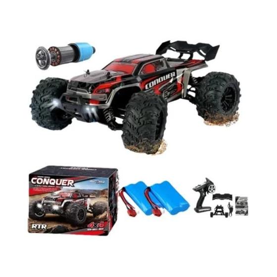 Carro RC 4x4 De Alta Velocidade 80KM/H Com Motor Sem Escova, Off-road ...