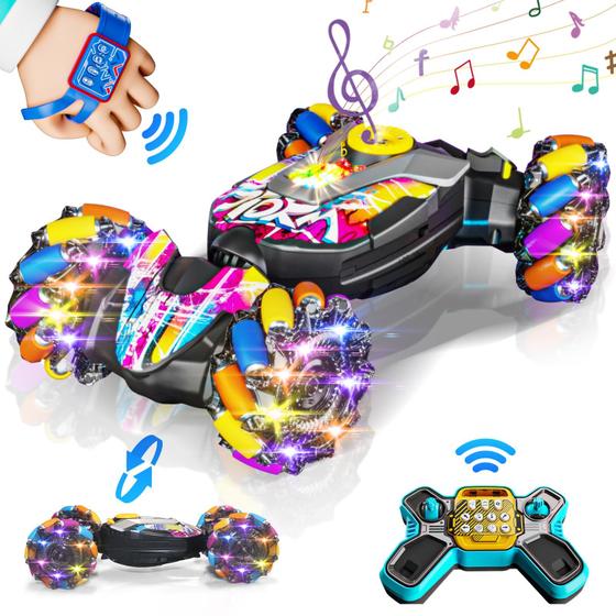 Imagem de Carro RC de Stunt com Sensor de Gestos ViRockSign - Com Luz e Música