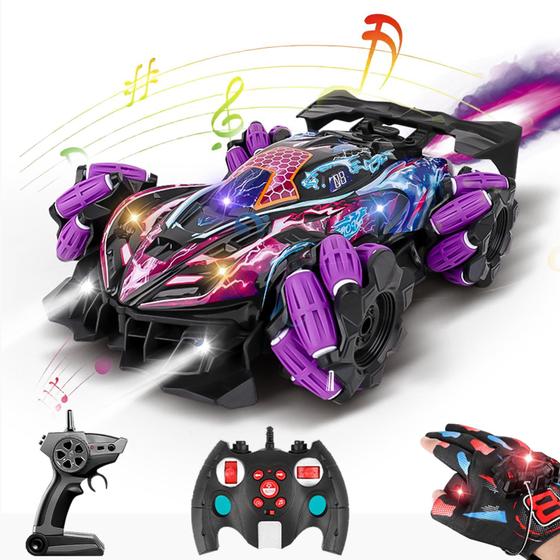 Imagem de Carro RC de Stunt GoolRC - Sensor de Gestos 2,4 GHz 4WD com 2 Baterias