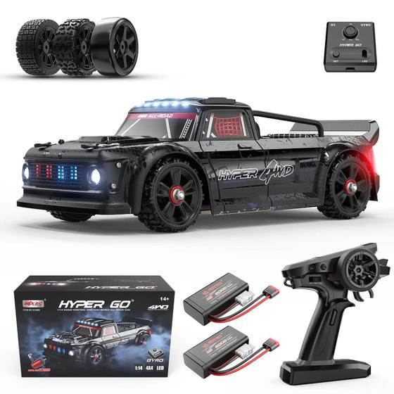 Imagem de Carro RC Drift HYPER GO 14301 1/14 RTR - Sem Escova, com Giroscópio, 62 km/h