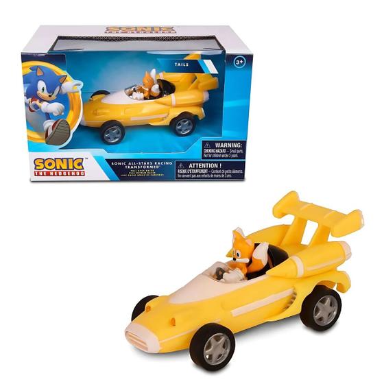 Imagem de Carro Sonic Pull Back Tails F01070 - Fun Divirta-se