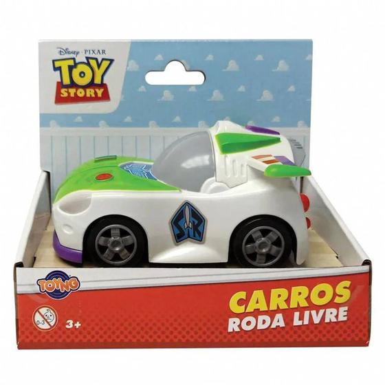 Carro Toy Story 4 - Buzz - Roda Livre - Disney Pixar - Toyng - Carrinho ...