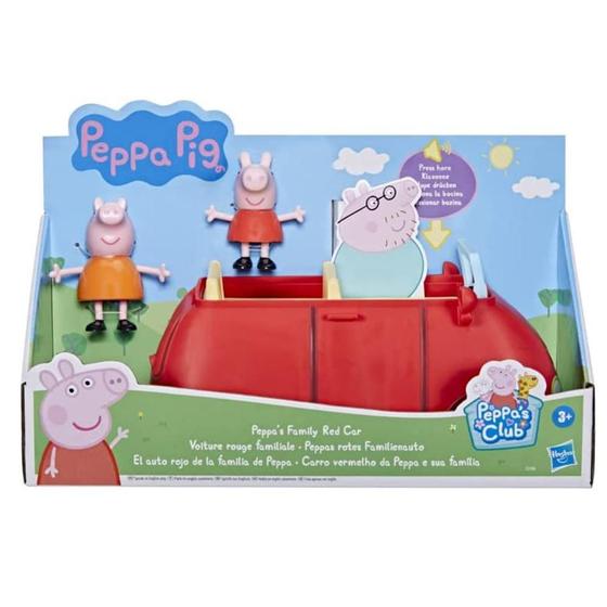 Imagem de Carro Vermelho da Peppa Pig e Família Hasbro