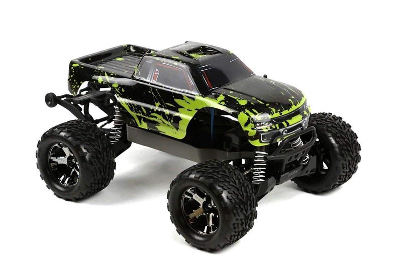 Imagem de Carroceria RC SummitLink Muddy Green Over Black 1/10 Stampede