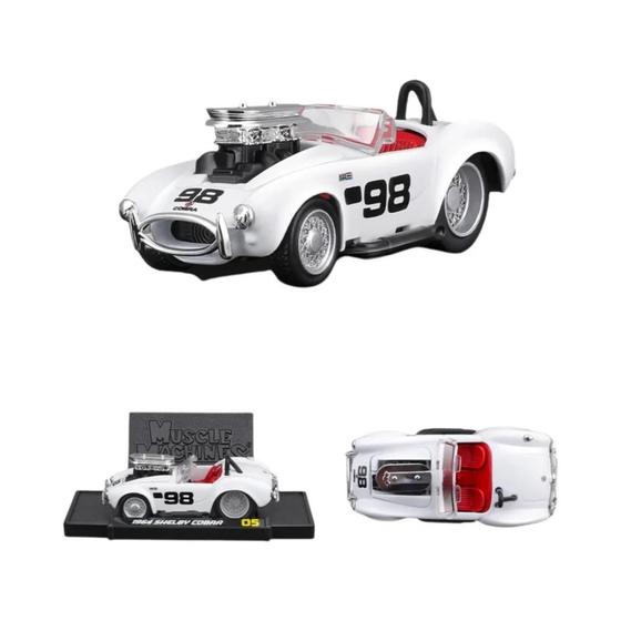 Imagem de Carros Clássicos em Miniatura 1:64 - Ford, Dodge, Shelby, Lamborghini, Chevrolet e Datsun