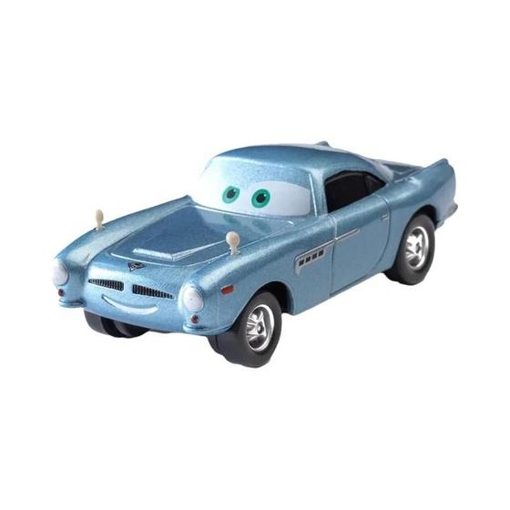 Imagem de Carros Disney Pixar - Relâmpago McQueen, Mate e Xerife - Veículos de Metal para Colecionador