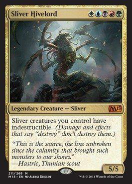 Imagem de Carta Colecionável Magic The Gathering Sliver Hivelord Magic 2015