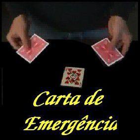 Imagem de Carta de Emergência (Dorso Azul  e Vermelho) D+