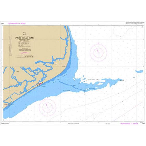 Imagem de Carta Náutica 1407 Canal De São Tomé