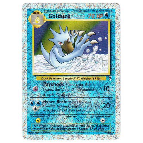 Carta Pokemon - Golduck Reverse Foil 43 - Deck de Cartas - Magazine Luiza