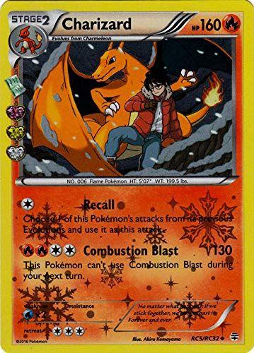 Imagem de Cartão colecionável Pokémon Charizard RC5 Generations Holo