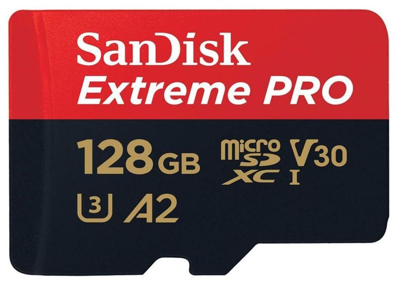 Imagem de Cartão de Memória 128gb Micro Sd Extreme Pro 170mbs Sandisk (Drones, Câmeras de Ação)