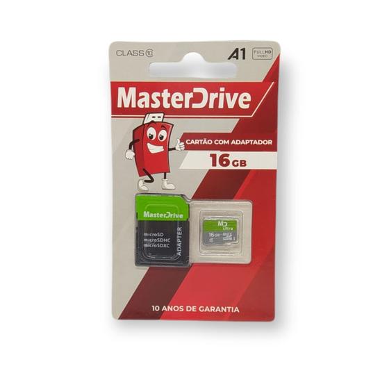 Imagem de Cartão de Memória 16GB Micro SD Classe 10 MasterDrive
