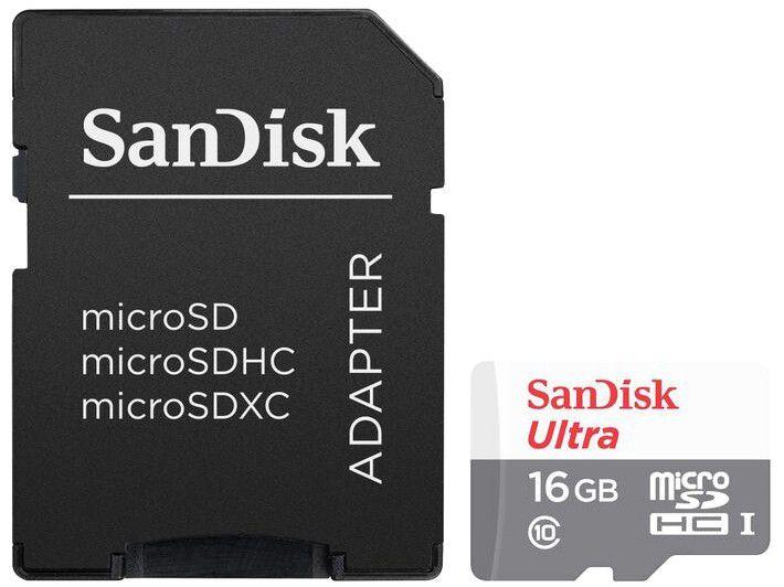 Imagem de Cartão de Memória 16GB Micro SD SanDisk Classe 10