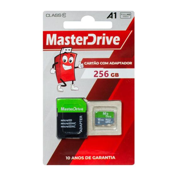 Imagem de Cartão de Memória 256GB MicroSD MasterDrive