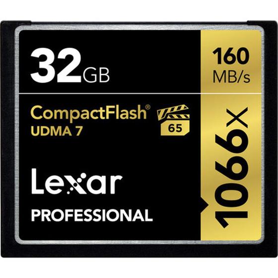 Imagem de Cartão De Memoria 32 Gb 160mbs 1066x Compactflash Lexar