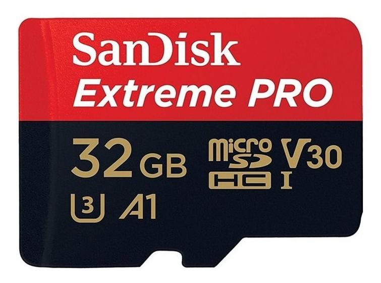 Imagem de Cartão de Memória 32gb Micro Sd Extreme Pro 100mbs Sandisk (Drones, Câmeras de Ação)