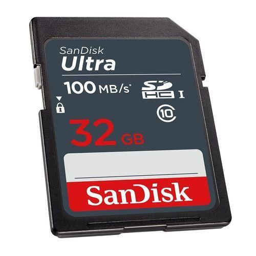 Imagem de Cartão de Memória 32gb Sdhc Ultra 100mbs Sandisk