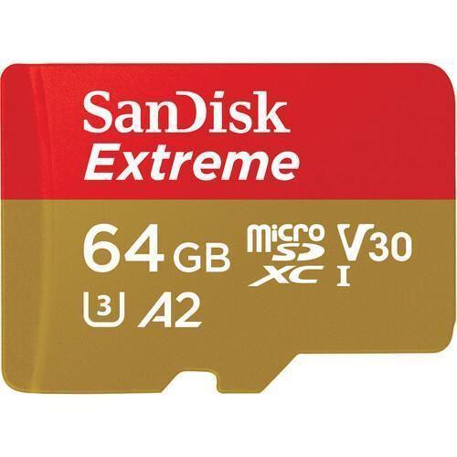 Imagem de Cartão De Memória 64Gb Micro Sd Extreme 170Mb/S V30 Sandisk