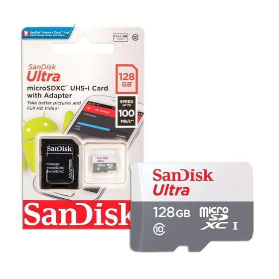 Imagem de Cartão de Memória Classe 10 Ultra Micro SD 128GB - SanDisk