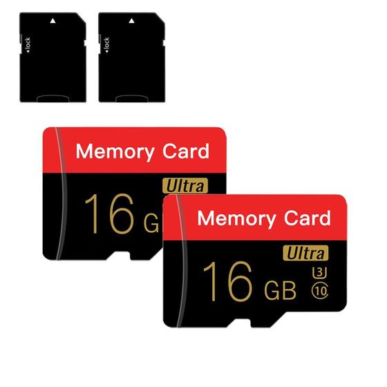 Imagem de Cartão de memória ESHAKHARE 16GB Micro SD Card com adaptador SD x2 Pack