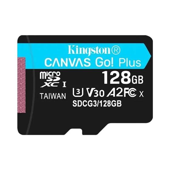 Imagem de Cartão de Memória Kingston Micro SD 64GB/128GB/256GB - V30, U3, C10 - Para Smartphones