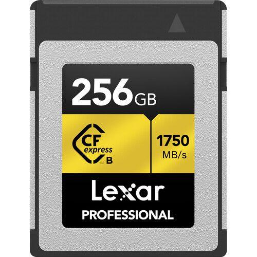 Imagem de Cartão de memória lexar cfexpress 256gb type b gold 1750mb/s