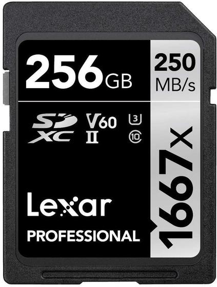 Imagem de Cartão de memória Lexar Professional 1667x 256GB SDXC UHS-II