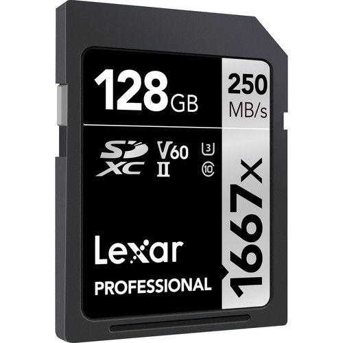 Imagem de Cartão de memória lexar sd xc 128gb uhs-ii 250mb/s v60 1667x