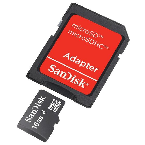 Imagem de Cartão de Memoria Micro Sd 16gb Com adaptador Original blist