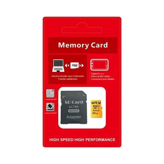 Imagem de Cartão de Memória Micro SD Classe 10 - 128GB, 64GB e 32GB (U3)