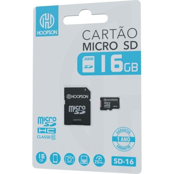 Imagem de Cartao de Memoria Micro SD-CLASSE 10 16GB
