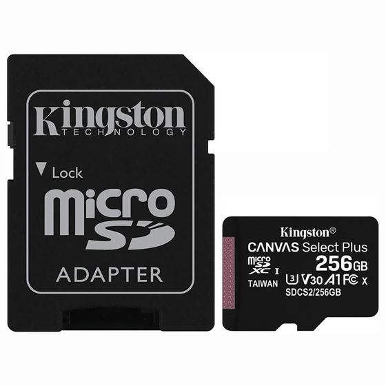 Imagem de Cartão De Memória Micro Sd Kingston Canvas Select Plus 256gb