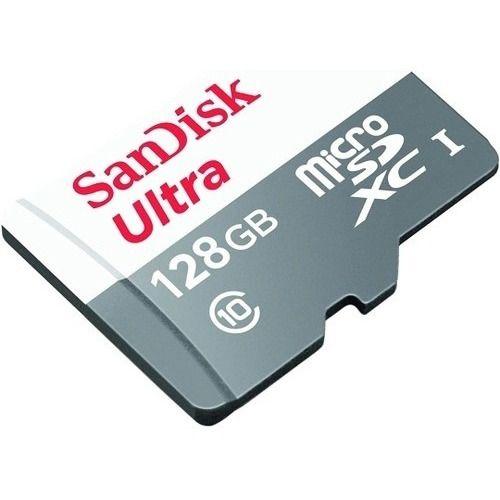 Cartão De Memória Micro Sd Sandisk 128gb Classe 10 Ultra Menor preço em Cartão De Memória Micro Sd Sandisk 128gb Classe 10 Ultra