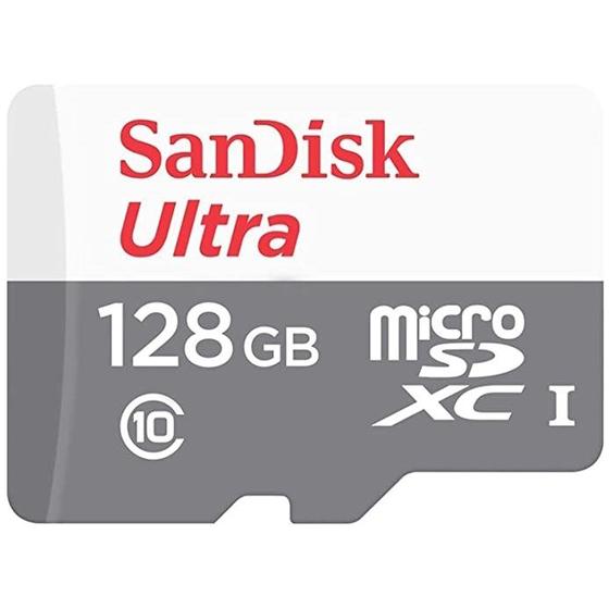 Imagem de Cartão De Memoria Micro Sd Sandisk 128GB Ultra Classe 10 80mb/s