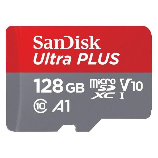 Imagem de Cartao de Memoria Micro SD Sandisk Ultra 2X1 128GB / 140MBS / C10 - (SDSQUAB-128-GN6MA)