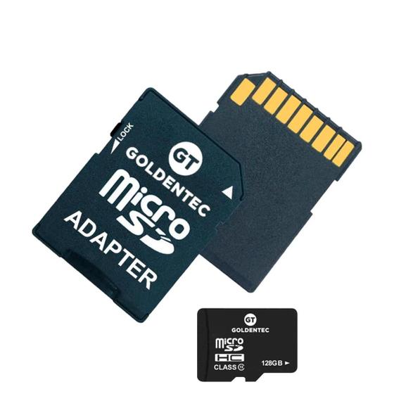 Imagem de Cartão de Memória MicroSD 128GB com Adaptador SD  Goldentec