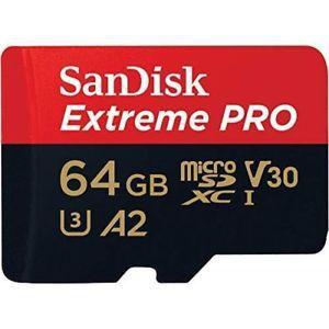 Imagem de Cartão de memória MicroSDHC SanDisk 64GB Extreme Pro Classe 10 UHS-I 100MB/s 4k