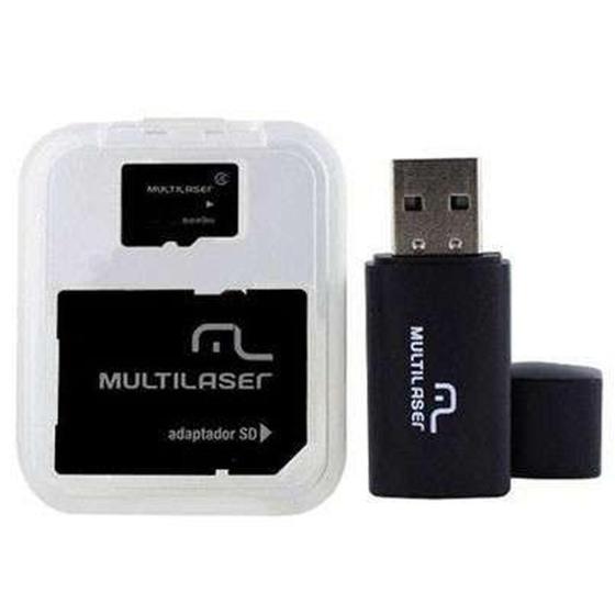 Imagem de Cartao De Memoria Multilaser 32gb Com Kit Adaptado