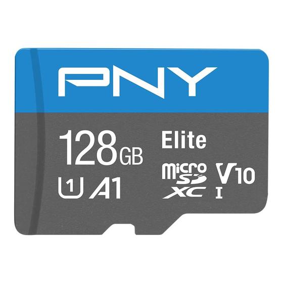 Imagem de Cartão de memória PNY Elite 128GB Classe 10 U1 V10 A1 microSDXC