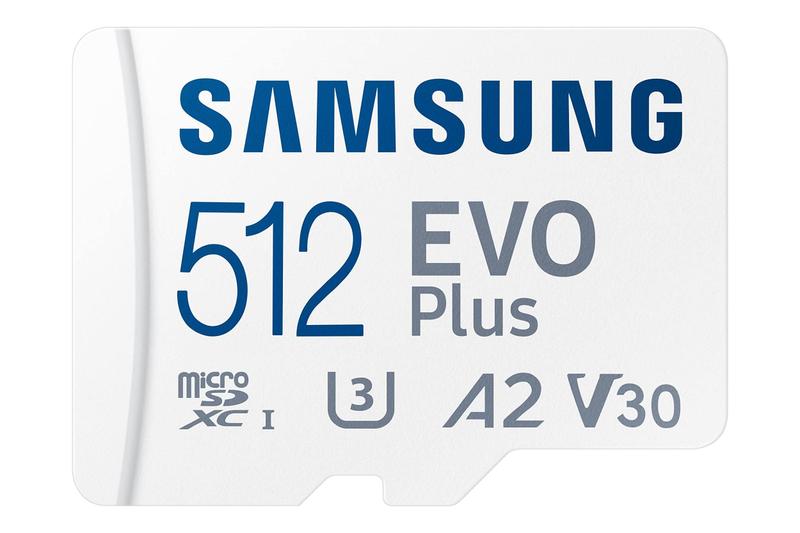 Imagem de Cartão de memória SAMSUNG EVO Plus 512GB Micro SDXC com adaptador SD