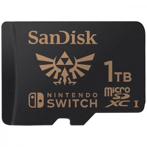 Imagem de Cartão de Memória SanDisk 1TB Nintendo Switch Zelda (Preto)